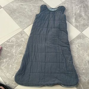 Caden Lane REVERSIBLE BAMBOO SLEEP SACK 1.0 | LIGHT DUSTY BLUE